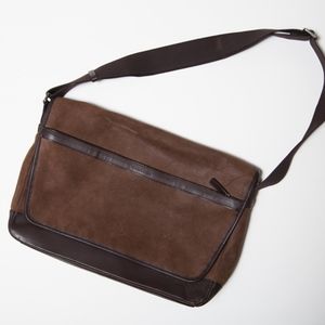 Coach Men’s Leather Messenger Bag